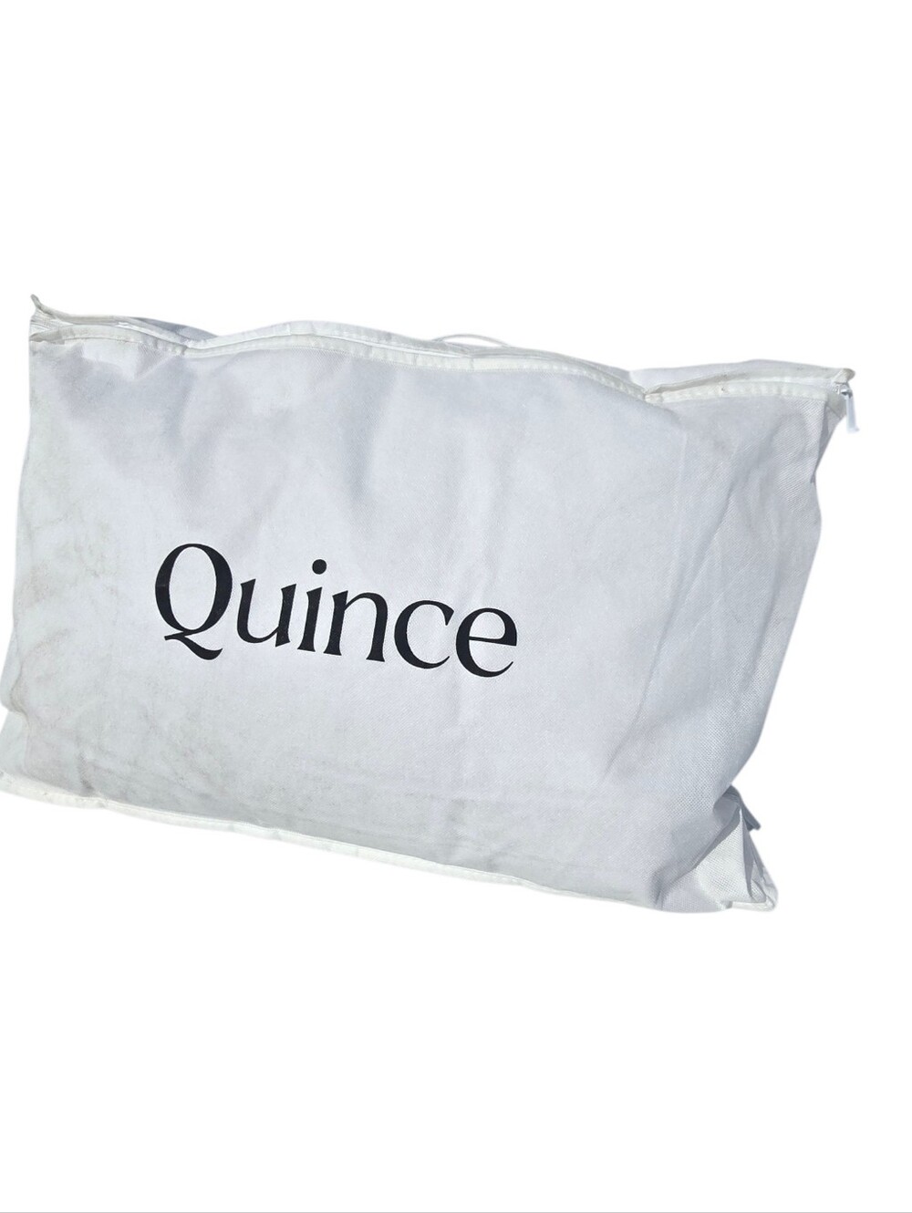NWT Quince White Duck Down Premium Pillow Standard Medium